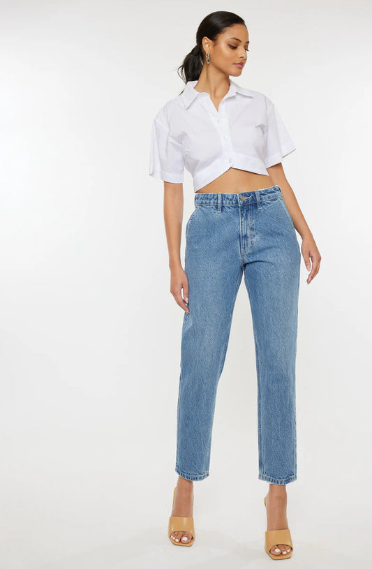 Hartford High Rise Mom Jeans