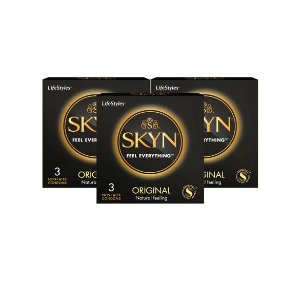 SKYN® ORIGINAL Non-Latex Condoms 3's [BUNDLE OF 3 BOXES]