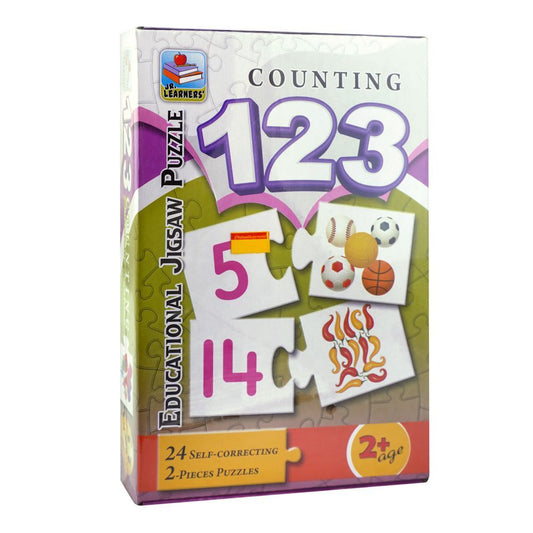 Jr. Learners Educational Jigsaw Puzzle, For 2+ Years, Counting 123