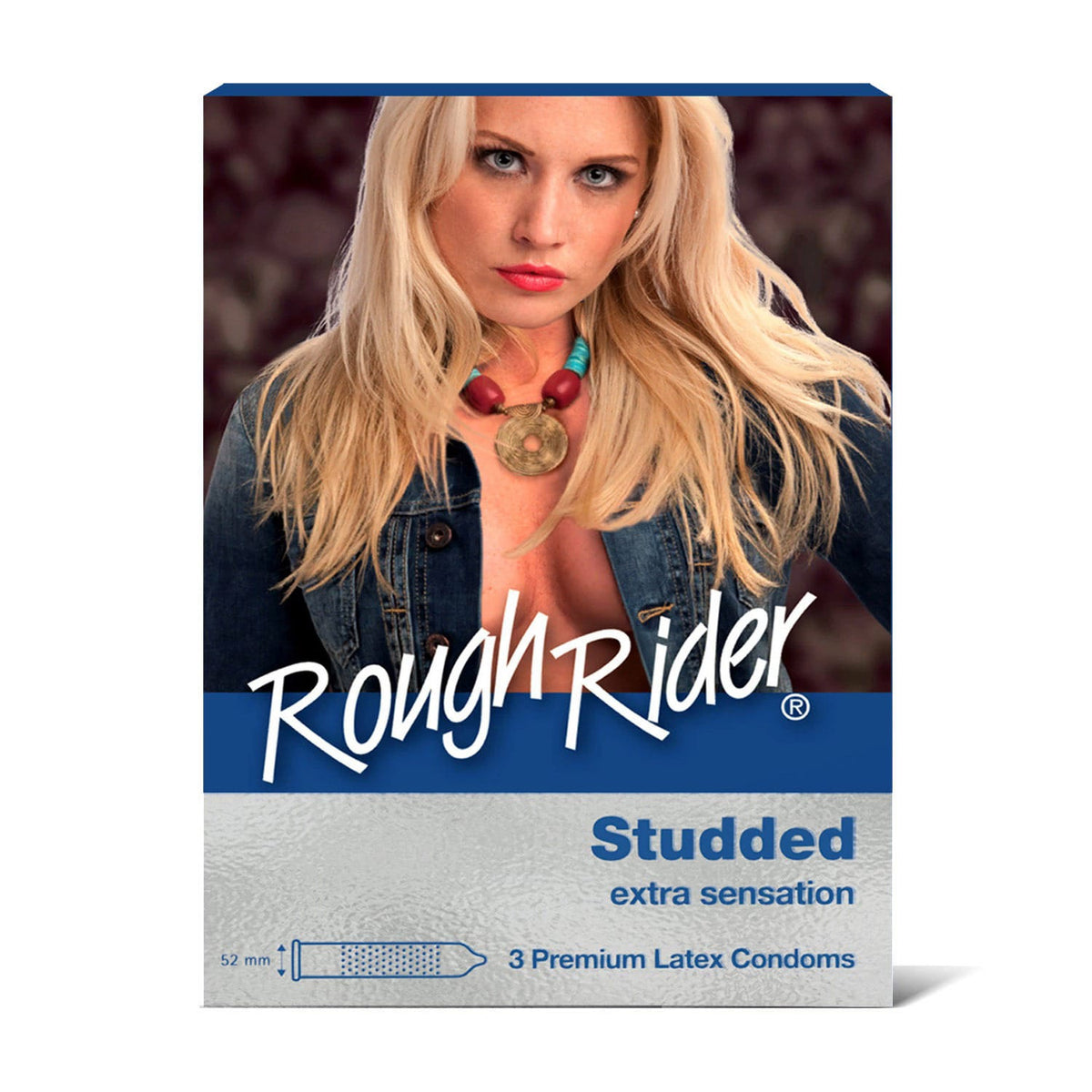 Rough Rider® Studded Condoms 3's