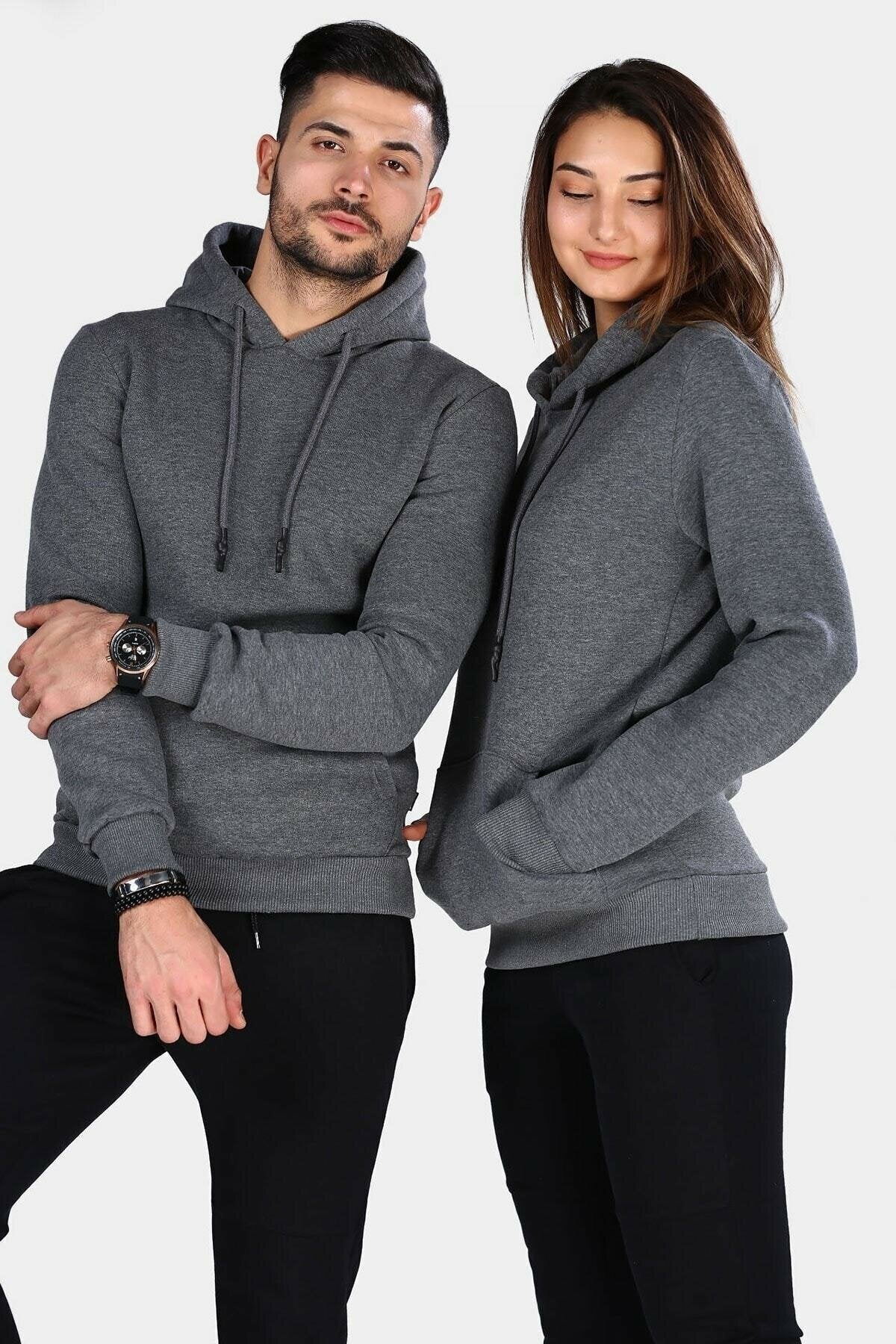 Pack of 2 Couple Hoodie Basic Plain