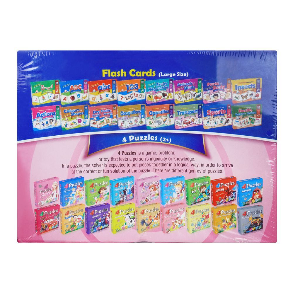 Flash Cards With Pictures Parts Of Body, Large 7 X 9.5 Inches, For 3+ Years