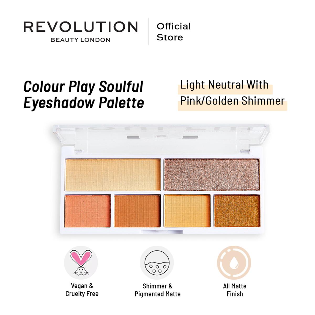 Relove By Revolution Colour Play Soulful Eyeshadow Palette - AceCart