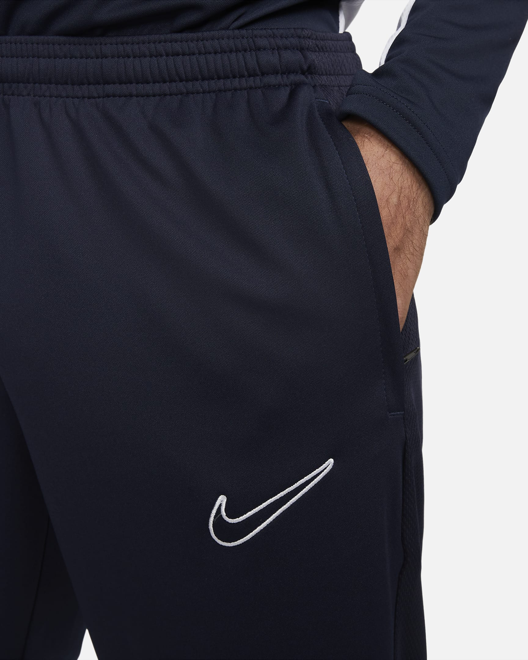 Mens nike dri fit pants zipper best sale