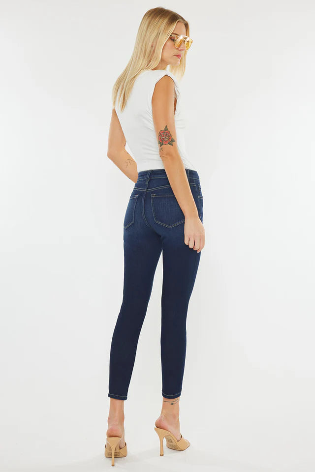 Teegan High Rise Cropped Skinny Jeans