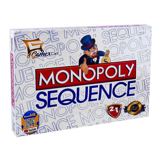 Monopoly And Sequence 2-In-1 Board Game