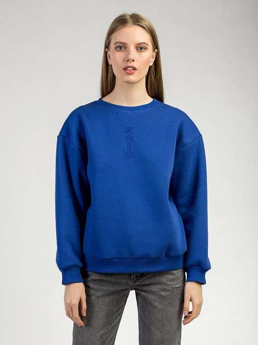 Ace Cotton Jumper Sweatshirt - AceCart Warm Hooded Sweatshirt in Blue