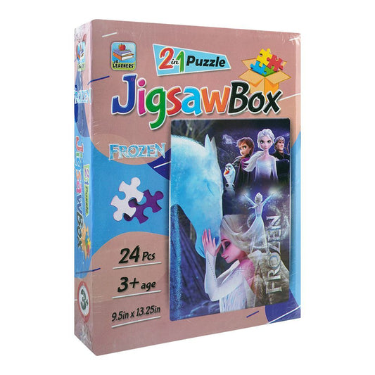 Jigsaw Puzzle Box 2-In-1 Frozen, For 3+ Years