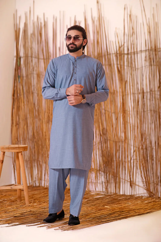 Elegant Shalwar Kameez in Stunning Tiffany Blue