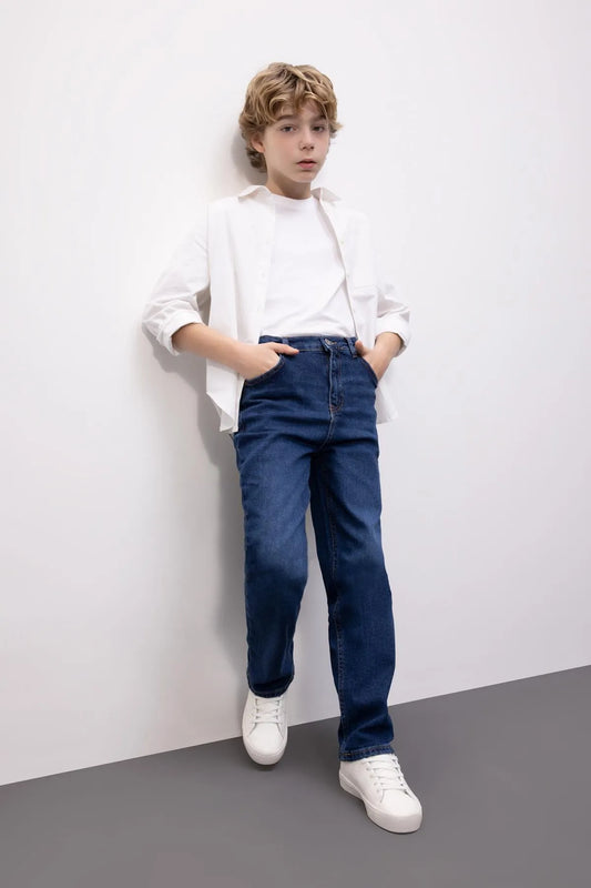 Boy's Straight Fit Straight Leg Jeans