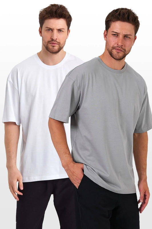 Pack of 2 Mens Cotton T-Shirt