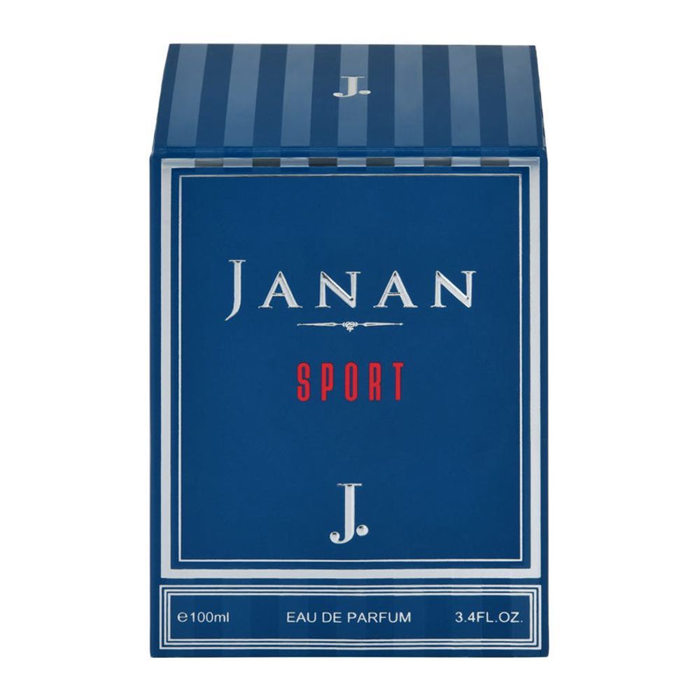 Junaid Jamshed J. Janan Sport Eau De Parfum, Fragrance For Men, 100ml