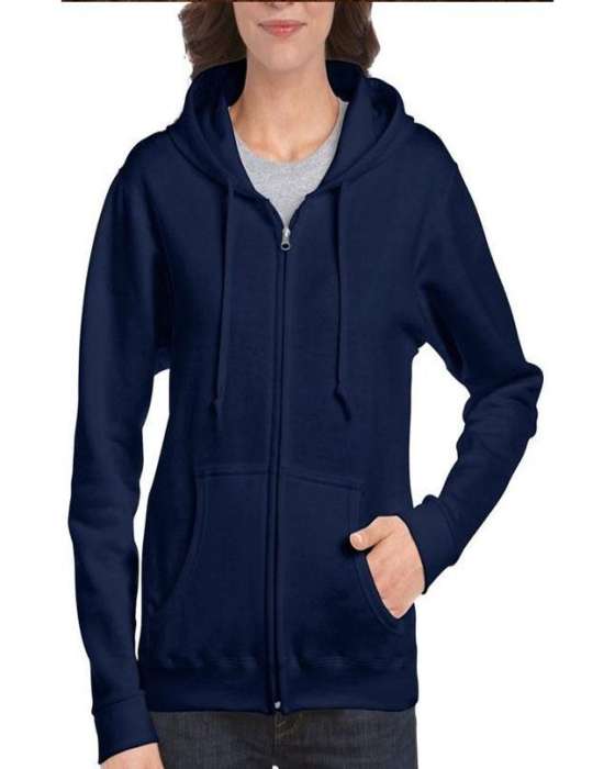 Blue zipper hoodie for and women - AceCart Warm Hooded Sweatshirt in Blue