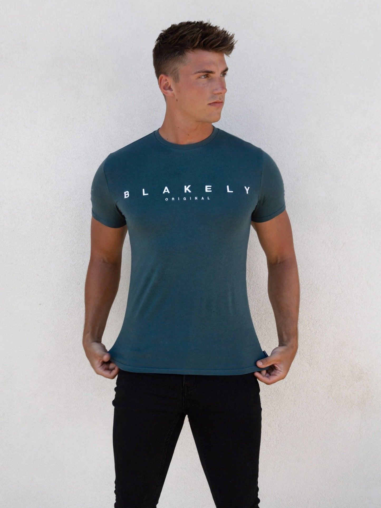 Blakly Printed Mens Cotton T-Shirt