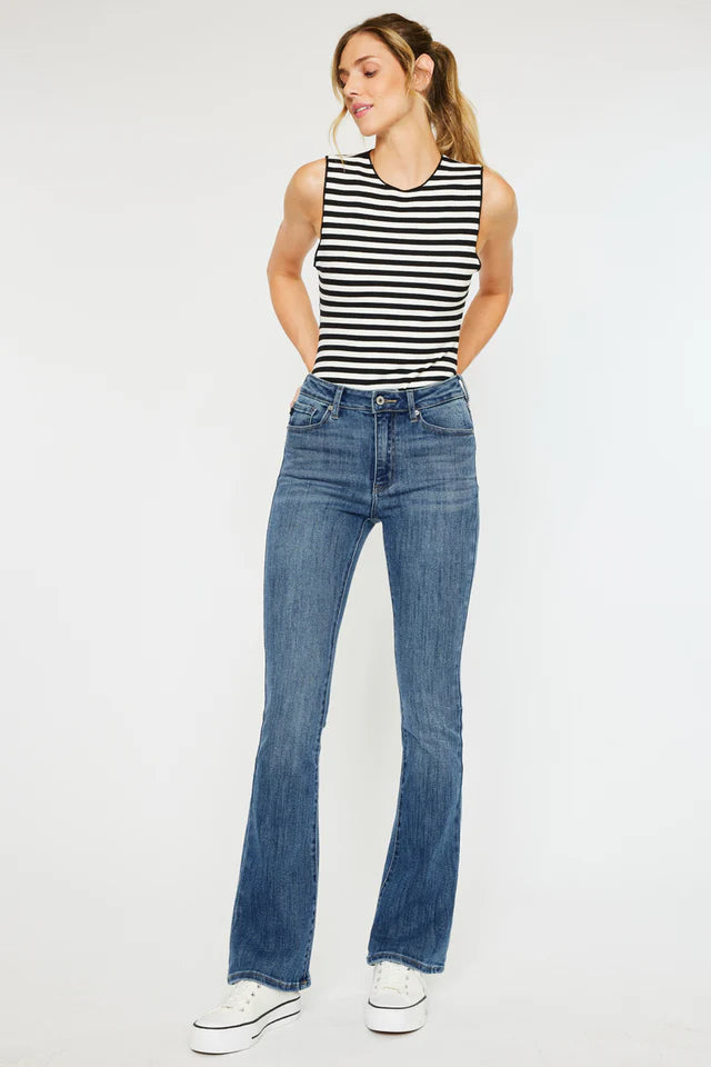 Ami High Rise Bootcut Jeans