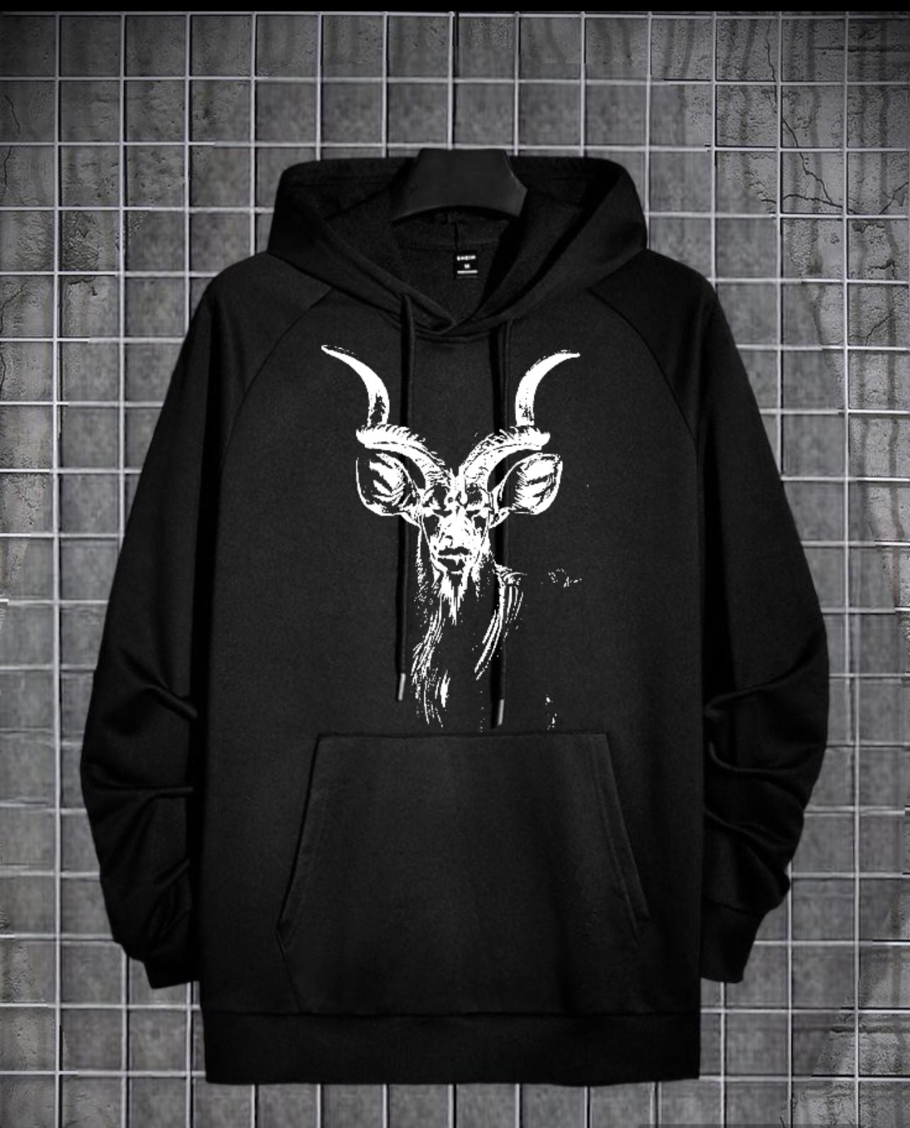 Markhor Printed Fleece Full Sleeves Pull Over Hoodie For Men & Boys