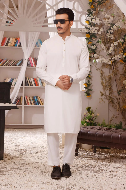 White Whisper: Elegant Shalwar Kameez For Mens