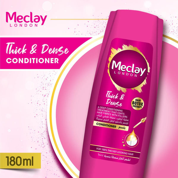 Meclay London - Thick & Dense Conditioner 180ml - Front View