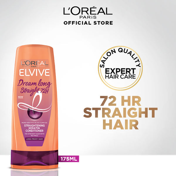 L'Oreal Paris Dream Long Straight 72H Conditioner 175Ml - Front View