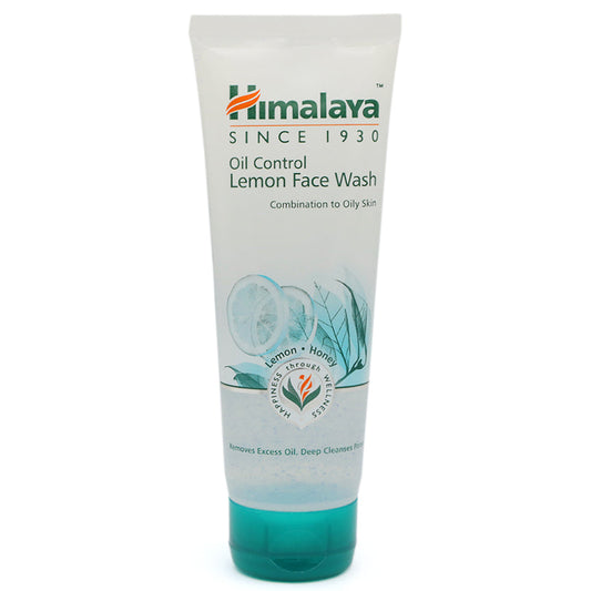 Himalaya Deep Clean Oil Control Lemon & Honey Face Wash, Free From Parabens, 100ml -  Front View