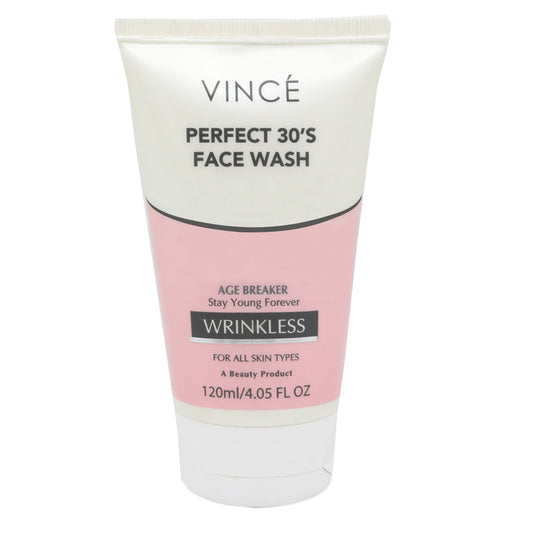 Vince Wrinkless Face Wash 100ml -  Front View