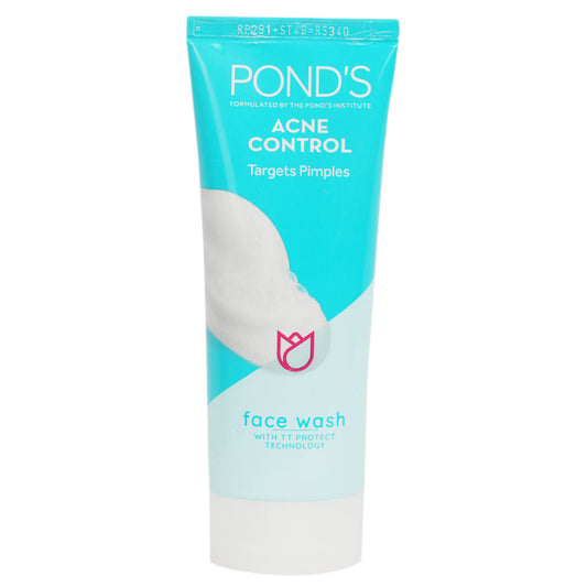 Pond's Acne Control Targets Pimples Face Wash With TT Protect Technology - 100g -  Front View