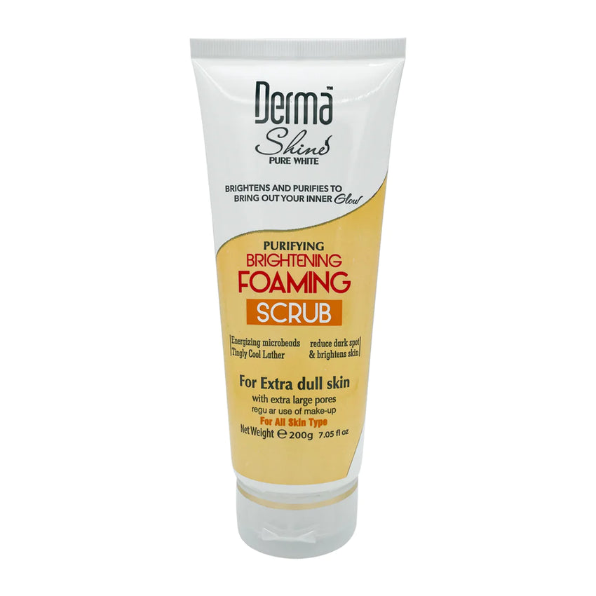 Derma Shine Foaming Scrub 200g -  Front View