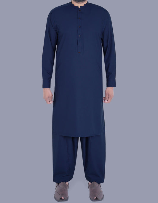 Navy Blue Basic Shalwar Kameez