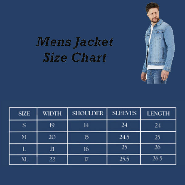 Men Regular Fit Khaki Denim Jacket Premium Quality