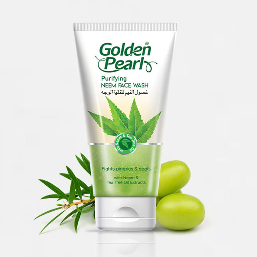 Golden Pearl Active Neem Face Wash, 150ml -  Front View