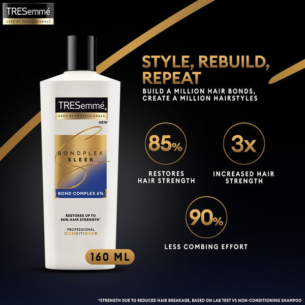 Tresemme Bond Plex Sleek Conditioner - 160ML - Front View