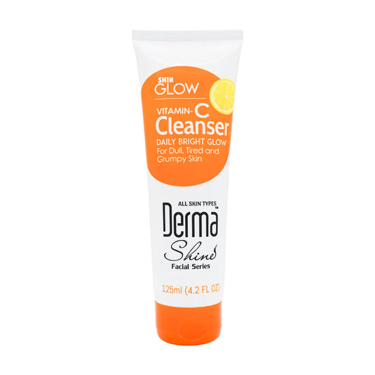 Derma Shine Skin Glow Vitamin C Face Cleanser 125ml -  Front View