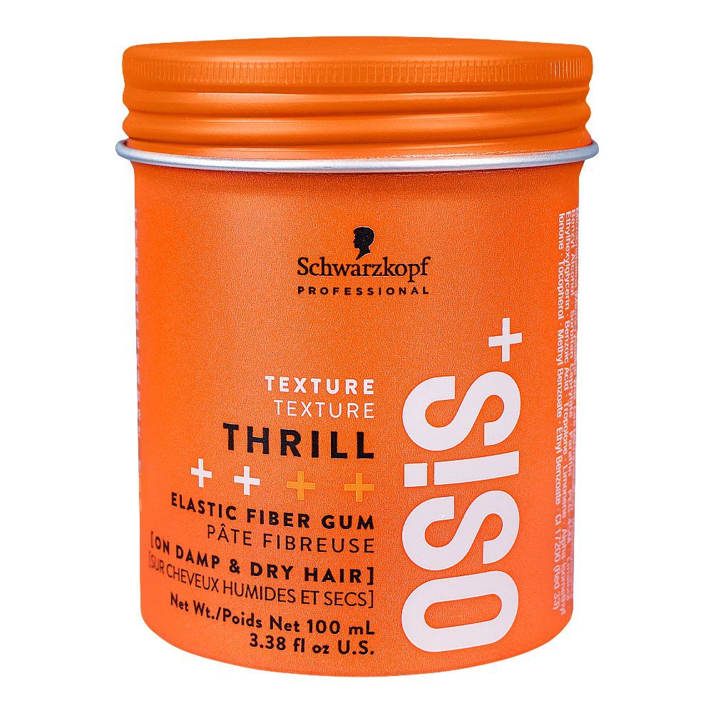 Schwarzkopf Osis+ Texture Thrill Elastic Fiber Gum, 100ml - Front View