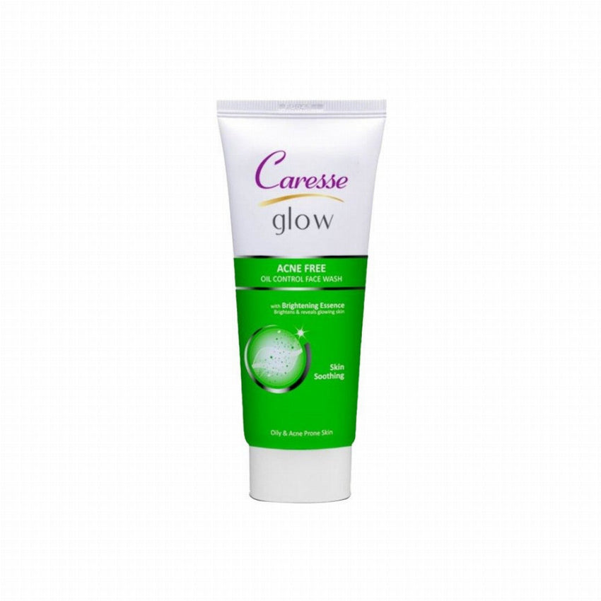 Caresse Glow Acne Free Oil Control Face Wash 100ml -  Front View