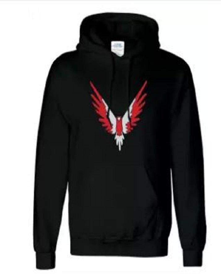 Black Cotton Hoody Logan Paul Hoodie For Mens