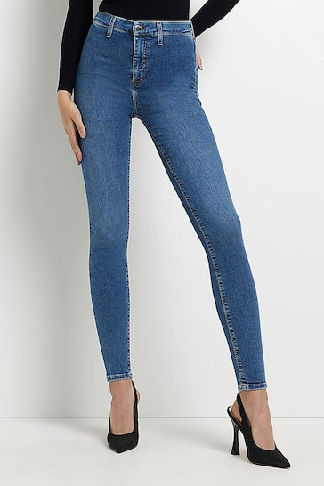 River Island Blue Jeggings - Stylish Women's Jeggings - Available In Blue