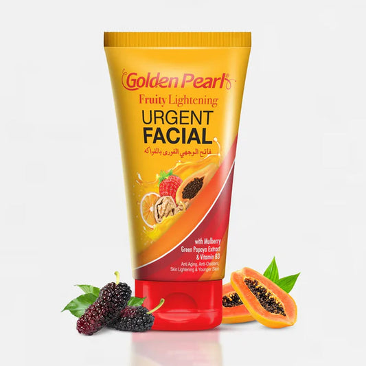 Golden Pearl Fruity Whitening Urgent Face Wash, 75 ml -  Front View