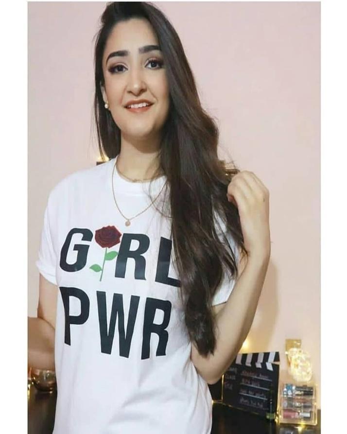 White Girl Power Printed T-Shirt For Women - Front View - AceCart