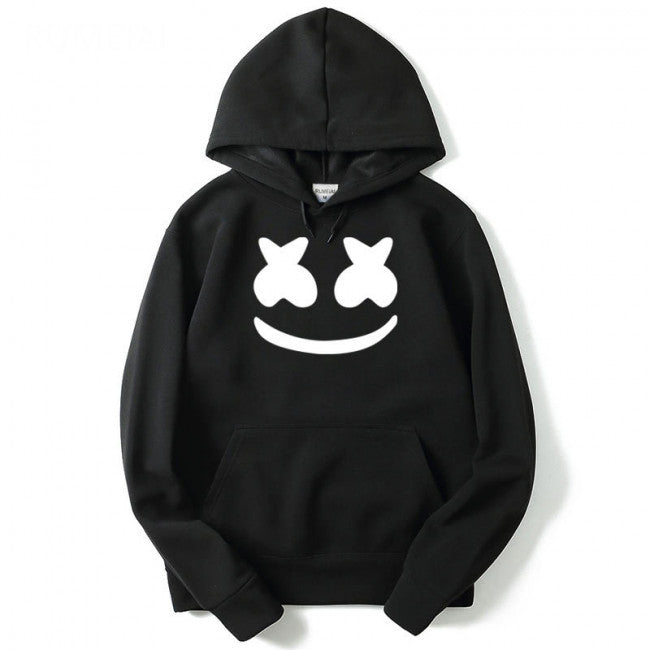 Marshmallow Fleece black hoodie for Men