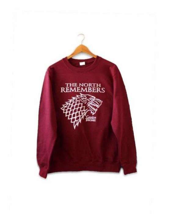 Maroon Game Of Thrones Printed Sweat Shirt For Women - AceCart Warm Hooded Sweatshirt in Maroon