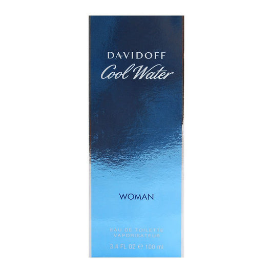 Davidoff Cool Water Woman Eau de Toilette 100ml - Front View