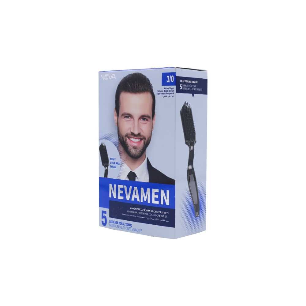 Neva Men Hair Color, 80ml, No. 3 Set -  Front View