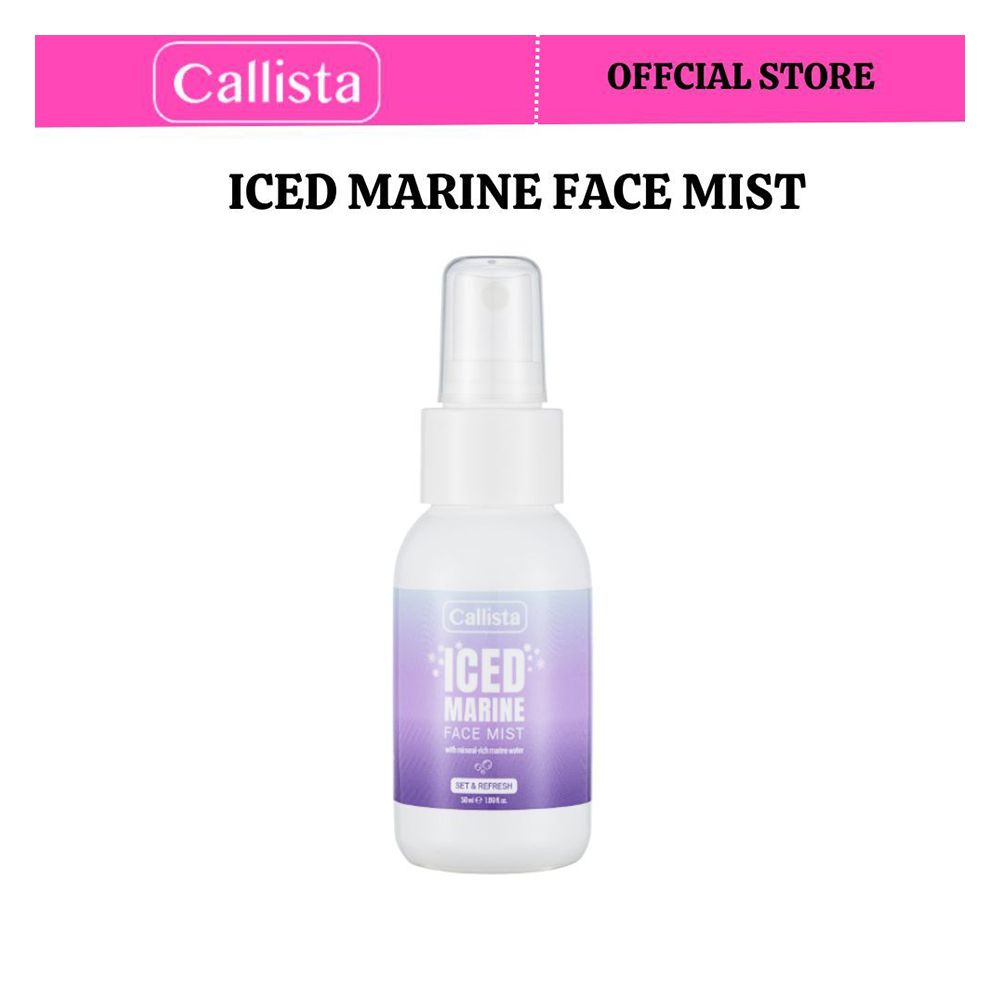 Callista Iced Marine Face Mist, Mineral Rich Marine Water, 50ml - Front View