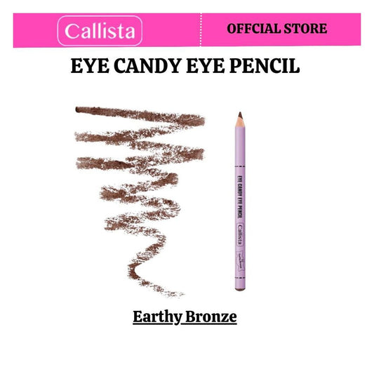 Callista Eye Candy Eye Pencil, Super Soft, High Coverage With Single Stroke, 02 Earthy Bronze -  Front View