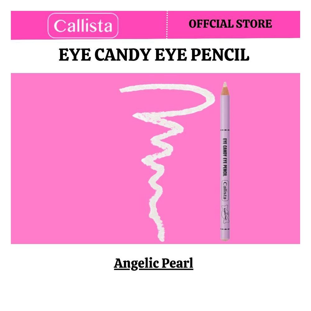 Callista Eye Candy Eye Pencil, Super Soft, High Coverage With Single Stroke, 01 Angelic Pearl -  Front View