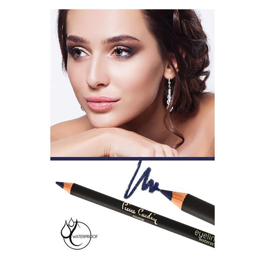 Pierre Cardin Paris Waterproof Eyeliner, Free Of Mineral Oil And Preservatives, 10g, Midnight Blue - Front View