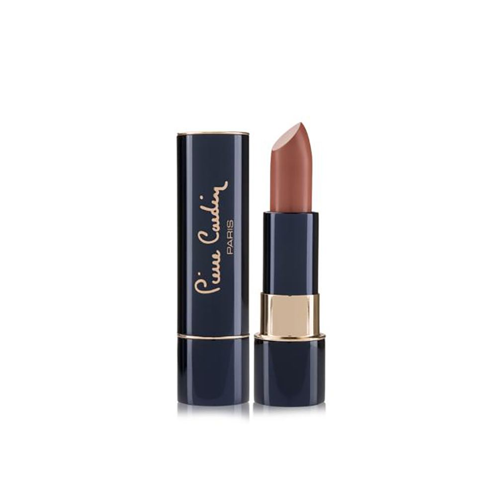 Pierre Cardin Paris Matte Rouge Lipstick With Selected Blend of Esters & Oils, Bare Kiss 345 - Front View