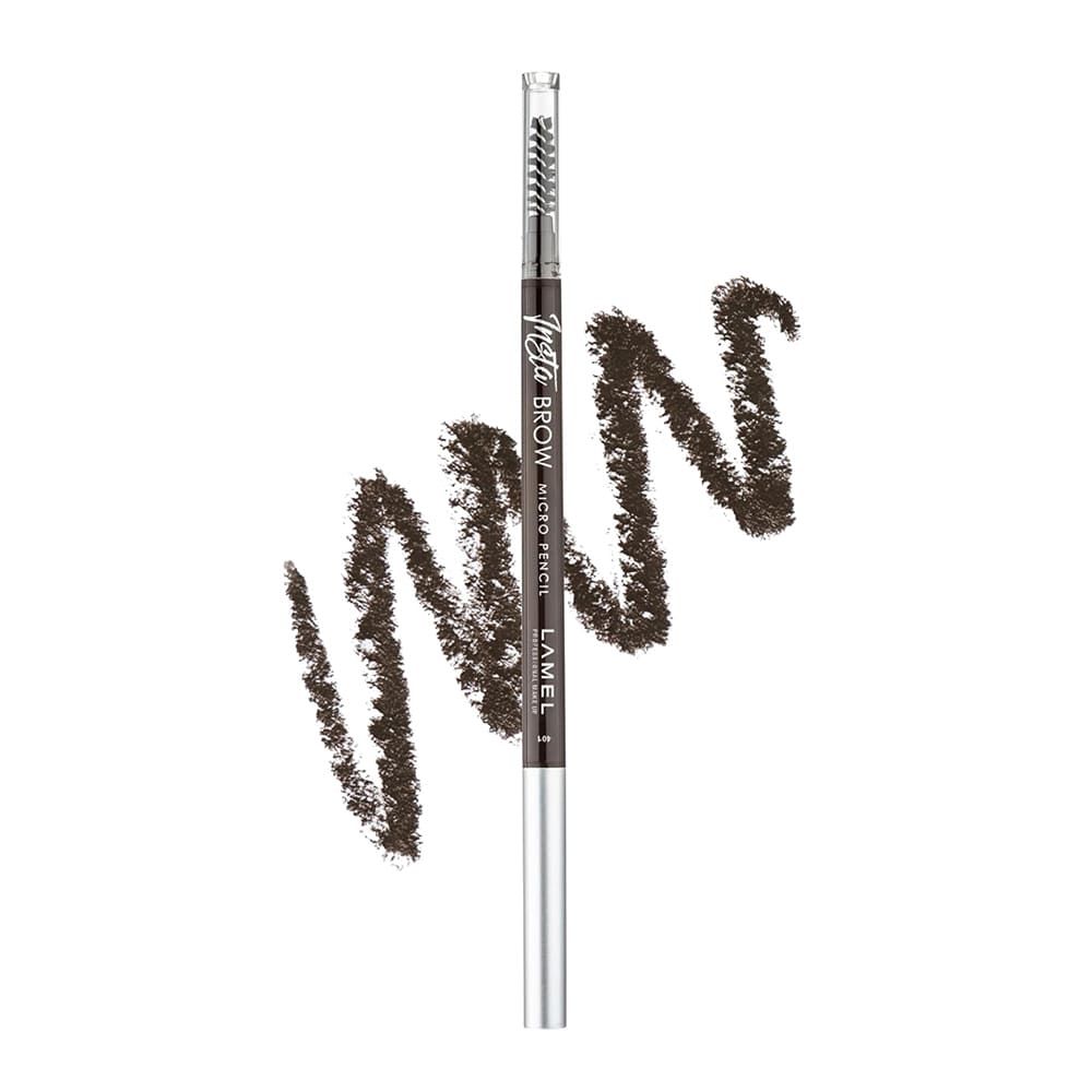 LAMEL INSTA Micro Long-lasting Eye Brow Pencil, 0.12g, 401 Espresso - Front View