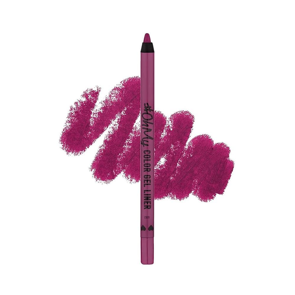 LAMEL OhMy Color Gel Eye Liner, Waterproof, Long-Lasting, 1.4g, 402 Pink - Front View