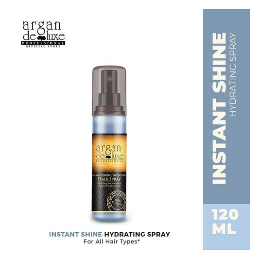 Argan De Luxe Instantshine Hydrating Hair Spray, 120ml - Front View